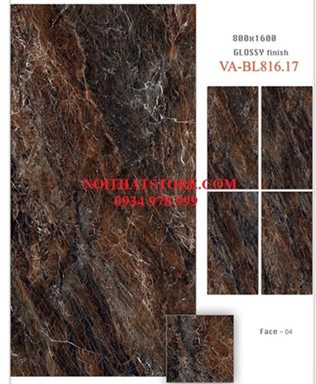 Gạch ốp lát Ấn Độ 80×160 VA-BL816.17