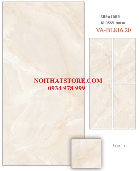 Gạch ốp lát Ấn Độ 80×160 VA-BL816.20