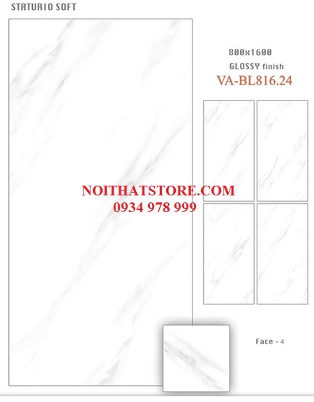 Gạch ốp lát Ấn Độ 80×160 VA-BL816.24