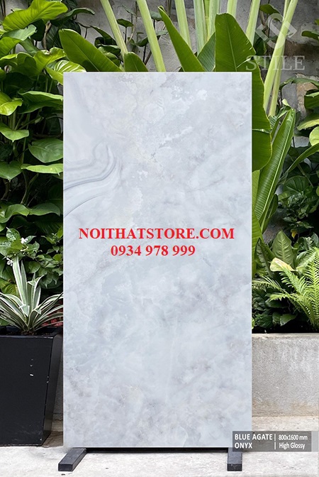 Gạch ốp lát Ấn Độ 80×160 xám xanh vân đá