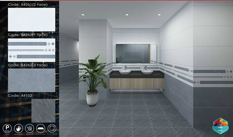 Gạch ốp tường Takao 40×80 54261-62-63 đá mờ