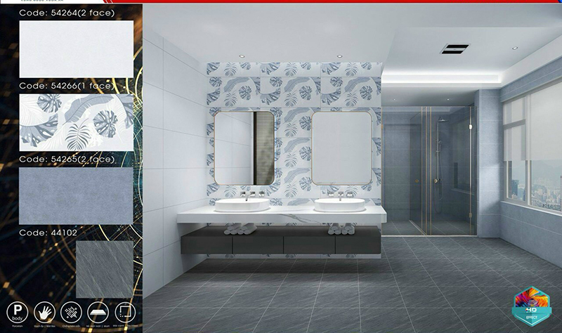 Gạch ốp tường Takao 40×80 54264-65-66 đá mờ