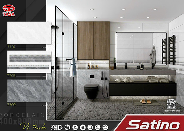 Gạch ốp tường Tasa 40×80 7707-7708-7709