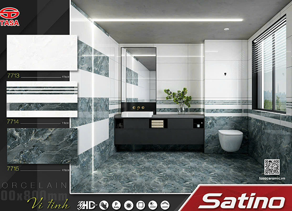 Gạch ốp tường Tasa 40×80 7713-7714-7715