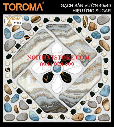 Gạch sân vườn giá rẻ 40×40 T41902