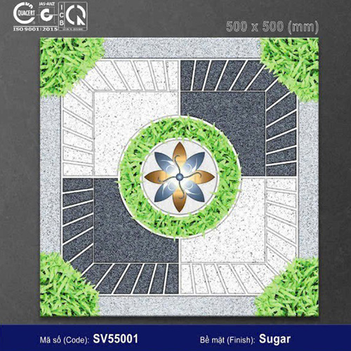 Gạch sân vườn giá rẻ 50×50 SV55001
