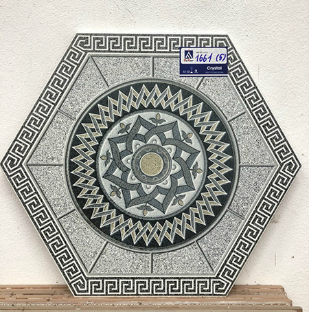 Gạch sân vườn lục giác 1661