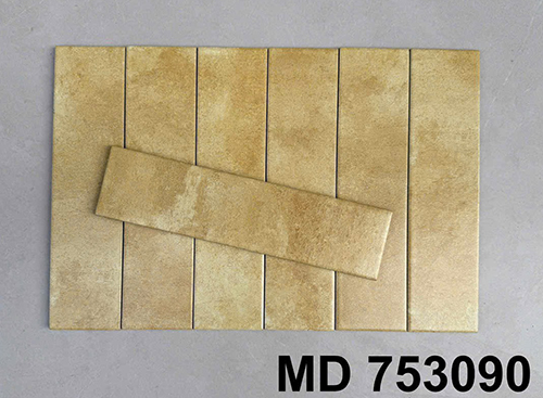 Gạch thẻ trang trí 7.5×30 mờ vân xi măng MD 753090