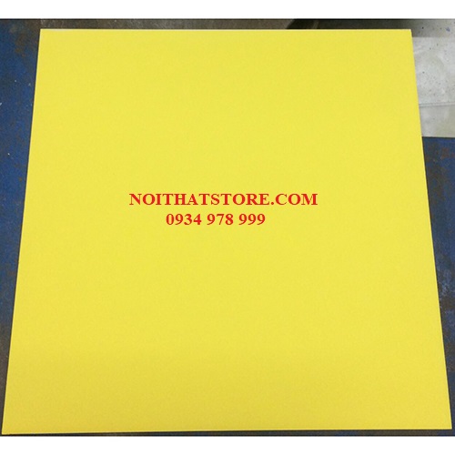 Gạch thẻ vuông vàng bóng phẳng 10×10