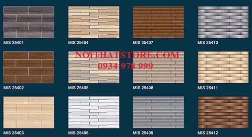 Gạch trang trí 25×40 MIS-25401-25412