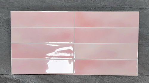 Gạch trang trí 3D 30×60 men siêu bóng hồng nhạt