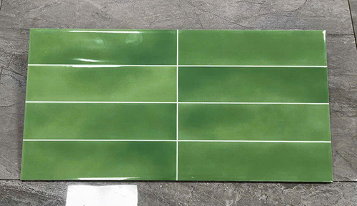 Gạch trang trí 3D 30×60 men siêu bóng xanh lá