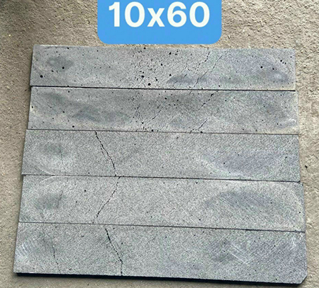 Gạch trang trí đá ong xám 10×60