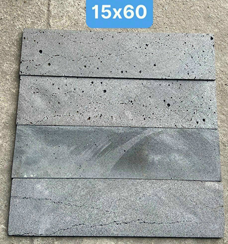 Gạch trang trí đá ong xám 15×60