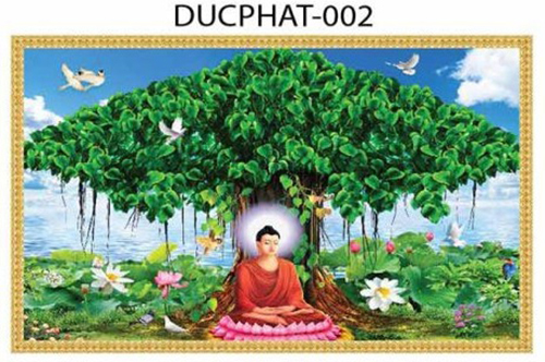 Gạch tranh 3D Phật giáo 002