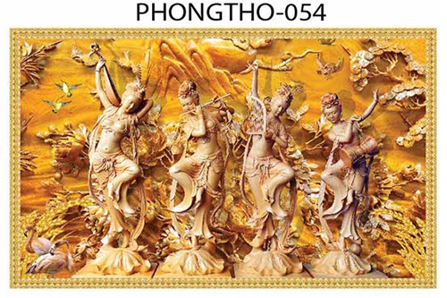 Gạch tranh 3D Phật giáo 054