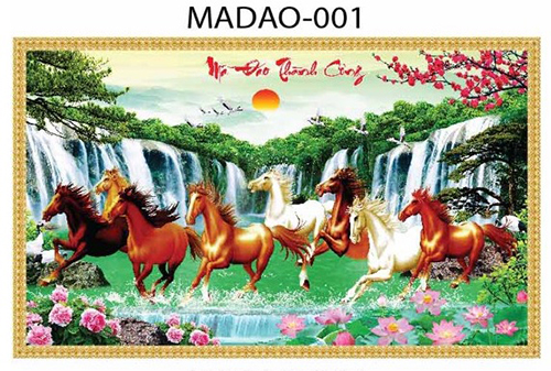 Gạch tranh 5D mã đáo thành công 001