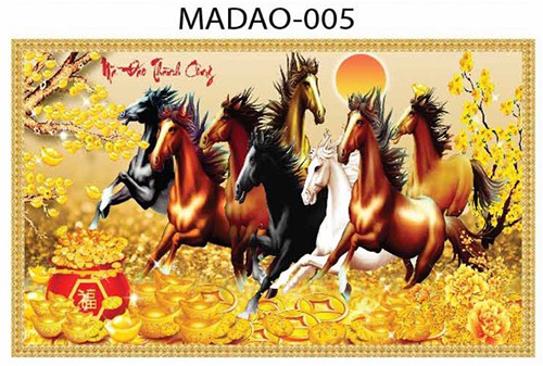Gạch tranh 5D mã đáo thành công 005