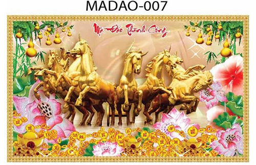 Gạch tranh 5D mã đáo thành công 007