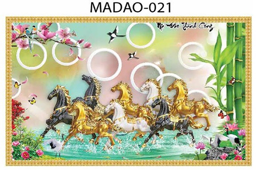 Gạch tranh 5D mã đáo thành công 021