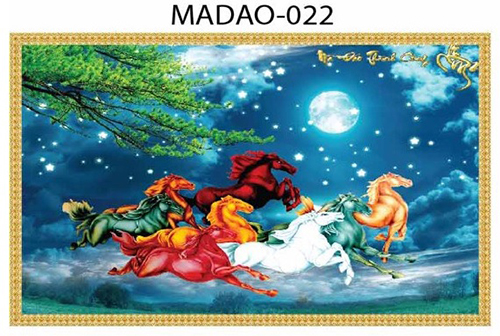 Gạch tranh 5D mã đáo thành công 022