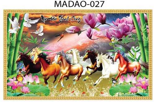 Gạch tranh 5D mã đáo thành công 027