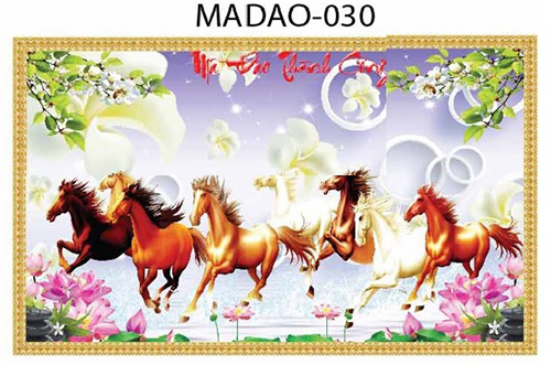 Gạch tranh 5D mã đáo thành công 030