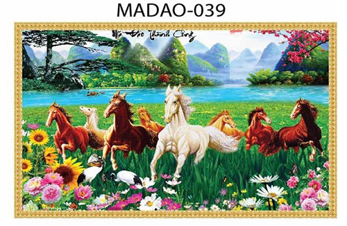 Gạch tranh 5D mã đáo thành công 039