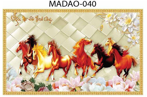 Gạch tranh 5D mã đáo thành công 040