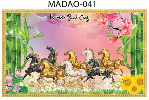 Gạch tranh 5D mã đáo thành công 041
