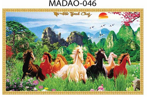 Gạch tranh 5D mã đáo thành công 046