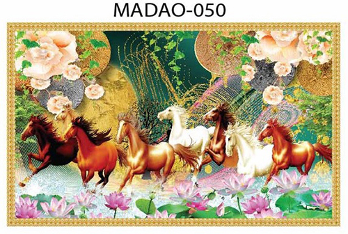 Gạch tranh 5D mã đáo thành công 050