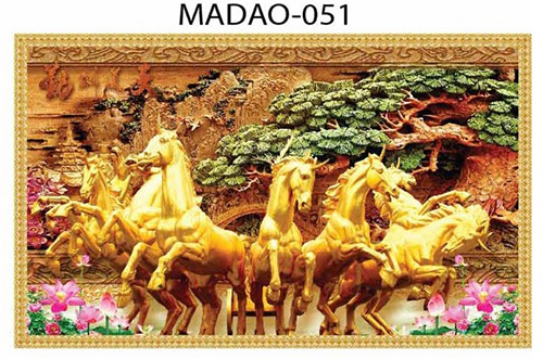 Gạch tranh 5D mã đáo thành công 051