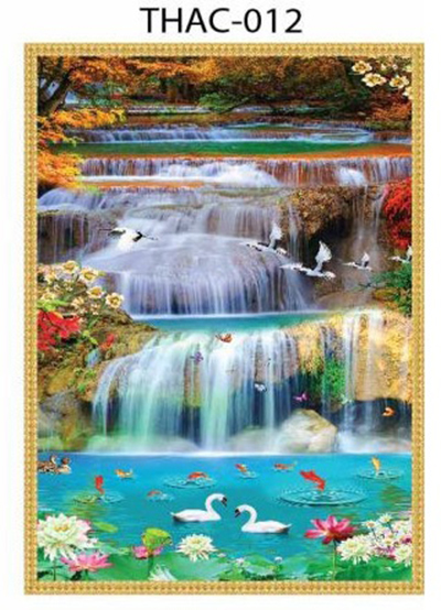 Gạch tranh 5D sơn thủy đẹp 012