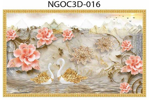 Gạch tranh ngọc 3D đẹp 016
