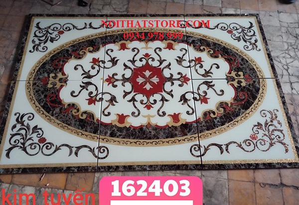 Gạch tranh thảm kim tuyến 160×240 162403