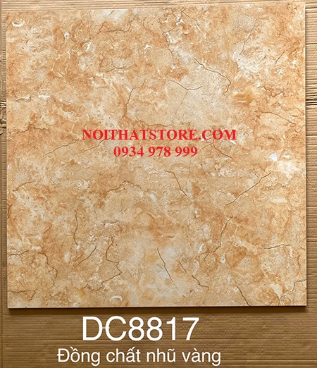 Gạch Trung Quốc 80×80 đồng chất khắc kim DC8817