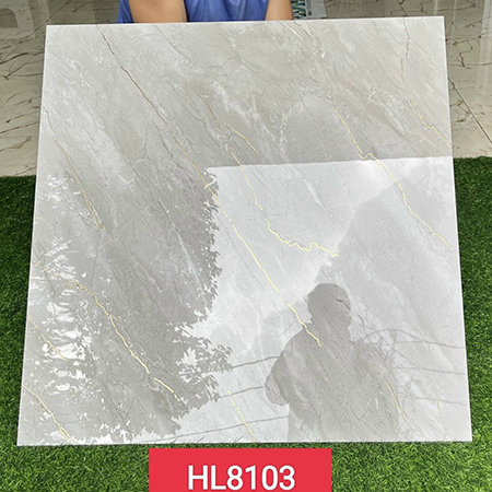 Gạch Trung Quốc 80×80 đồng chất khắc kim HL8103