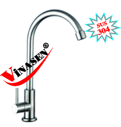 Vòi rửa chén lạnh Vinasen CL-6004 (Tặng dây cấp)