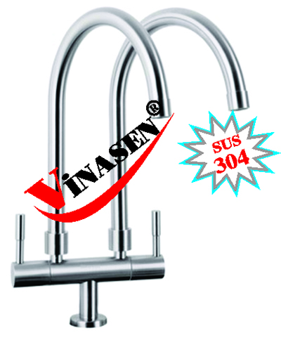 Vòi rửa chén lạnh Vinasen CL-6007 (Tặng dây cấp)
