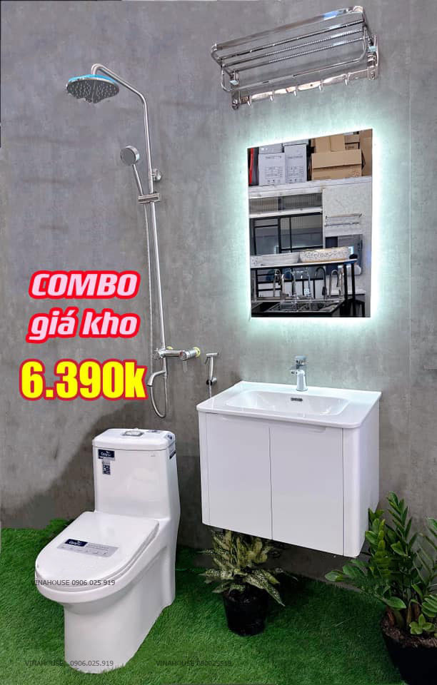 Combo Thiết Bị Vệ Sinh Combo 8A