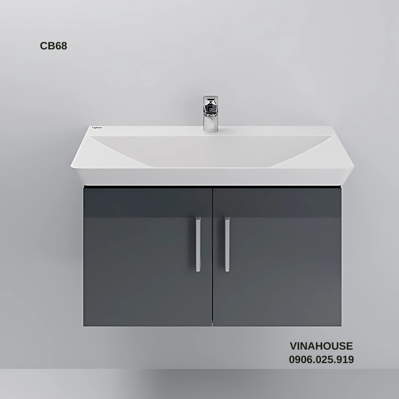 Bộ tủ chậu Viglacera CB68