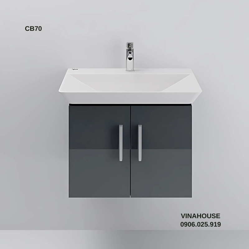 Bộ tủ chậu Viglacera CB70