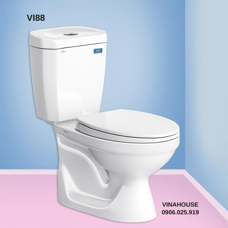 Bồn cầu 2 khối Viglacera VI88