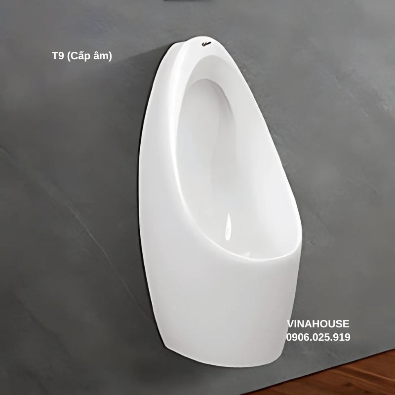 Bồn tiểu nam treo tường cấp âm Viglacera T9