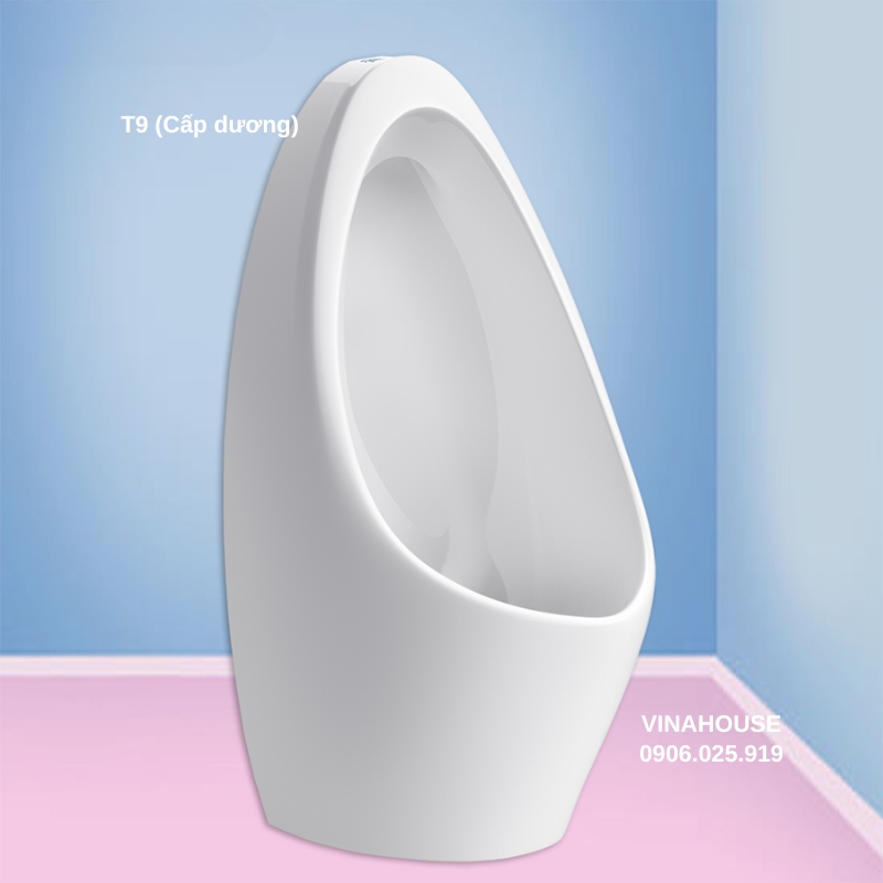 Bồn tiểu nam treo tường cấp dương Viglacera T9
