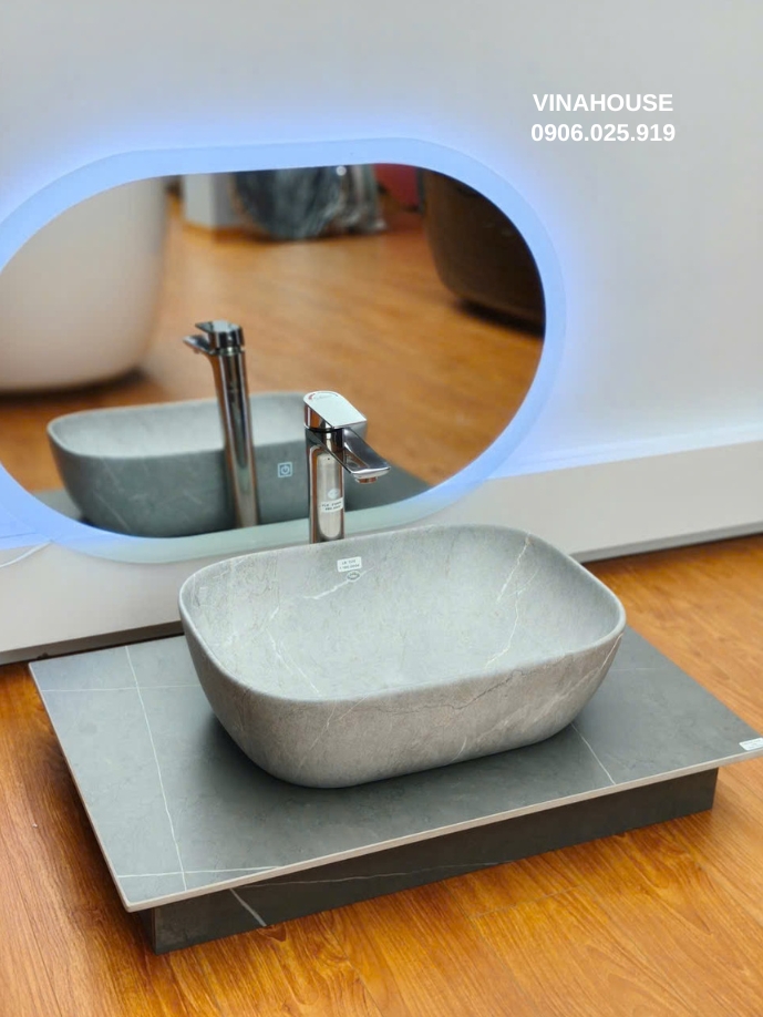 Chậu Lavabo đặt bàn đá tự nhiên