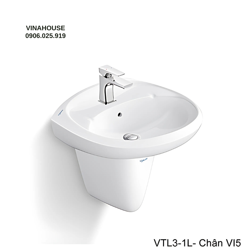 Chậu rửa mặt Lavabo Viglacera VTL3