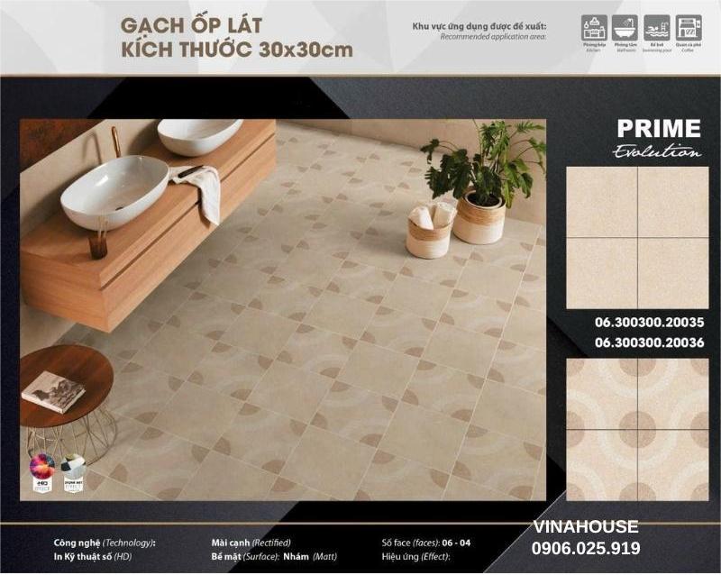 Gạch 30×30 PRIME giá rẻ 20035 20036