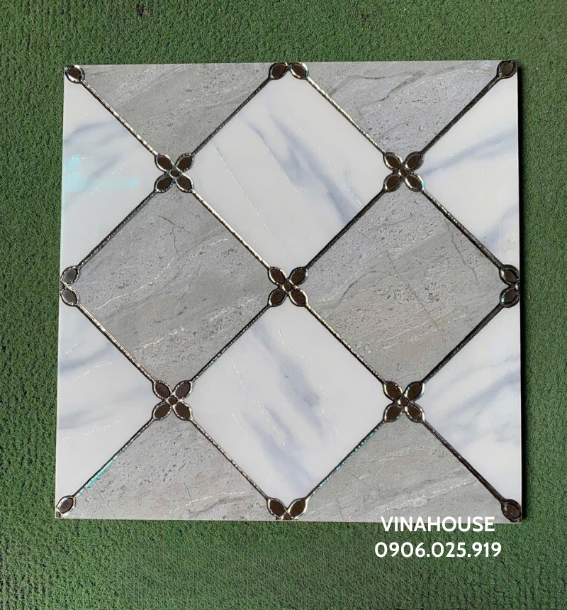Gạch trang trí 30×30 hoạ tiết khắc kim